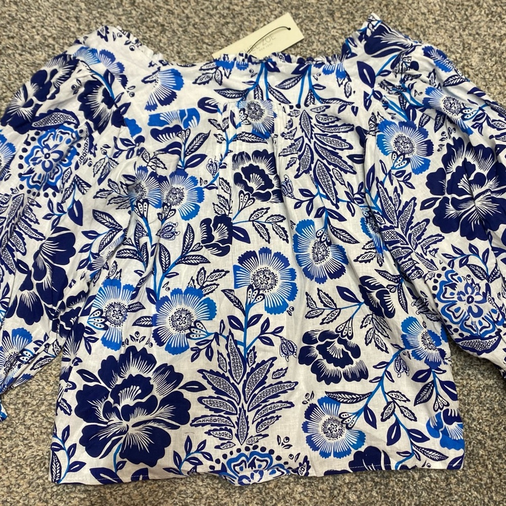 Floral Off-Shoulder Blouse